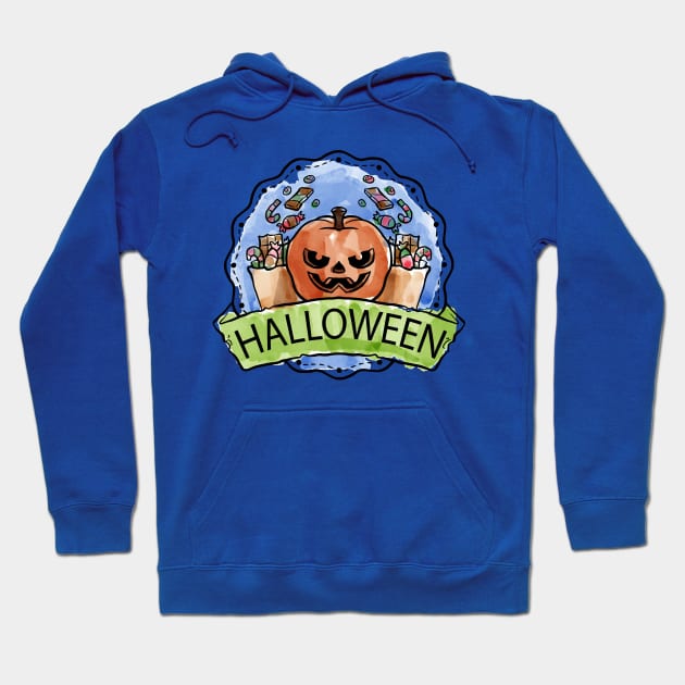 Halloween theme Hoodie by Mako Design 